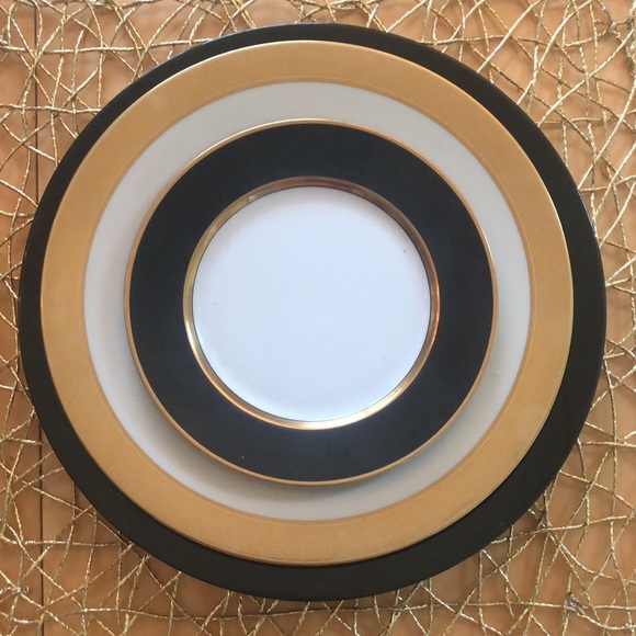 FITZ & FLOYD Set of 6 Charger Plates 12” each GUC “Color Spectrum” - Picture 5 of 5